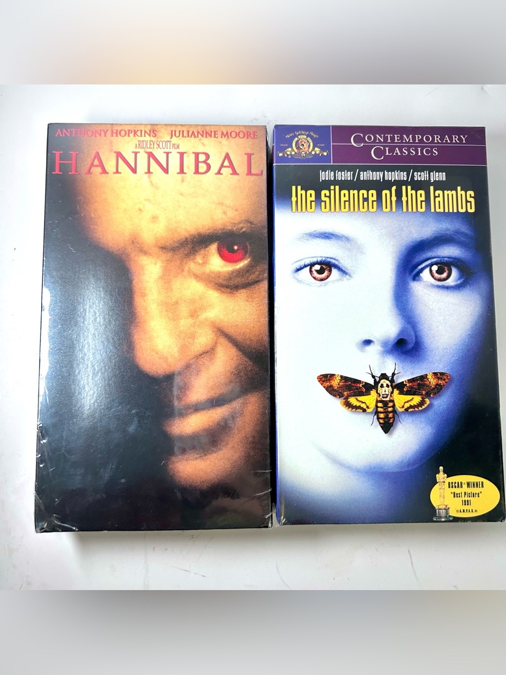 New Sealed ‘Silence of the Lambs’& ‘Hannibal’ VHS Cassette Tapes